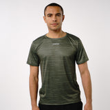 Omnitau Men's PriTech Phi Breathable Running T-Shirt - Khaki Green