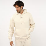 Omnitau Men's Oversized Organic Cotton Hoodie - Cream