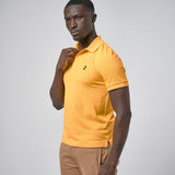 Omnitau Men's Pimlico Organic Cotton Short Sleeve Polo Shirt - Bright Yellow
