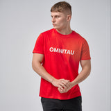 Omnitau Men's OmniX Organic Cotton Omni Crew Neck T-Shirt - Red