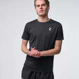 Omnitau Men's Endure Recycled Technical Gym T-Shirt - Black