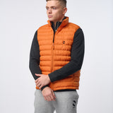 Omnitau Men's Hybrid Recycled Body Warmer Gilet - Orange