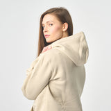 Omnitau Women's Prime Organic Cotton Hoodie - Dark Cream