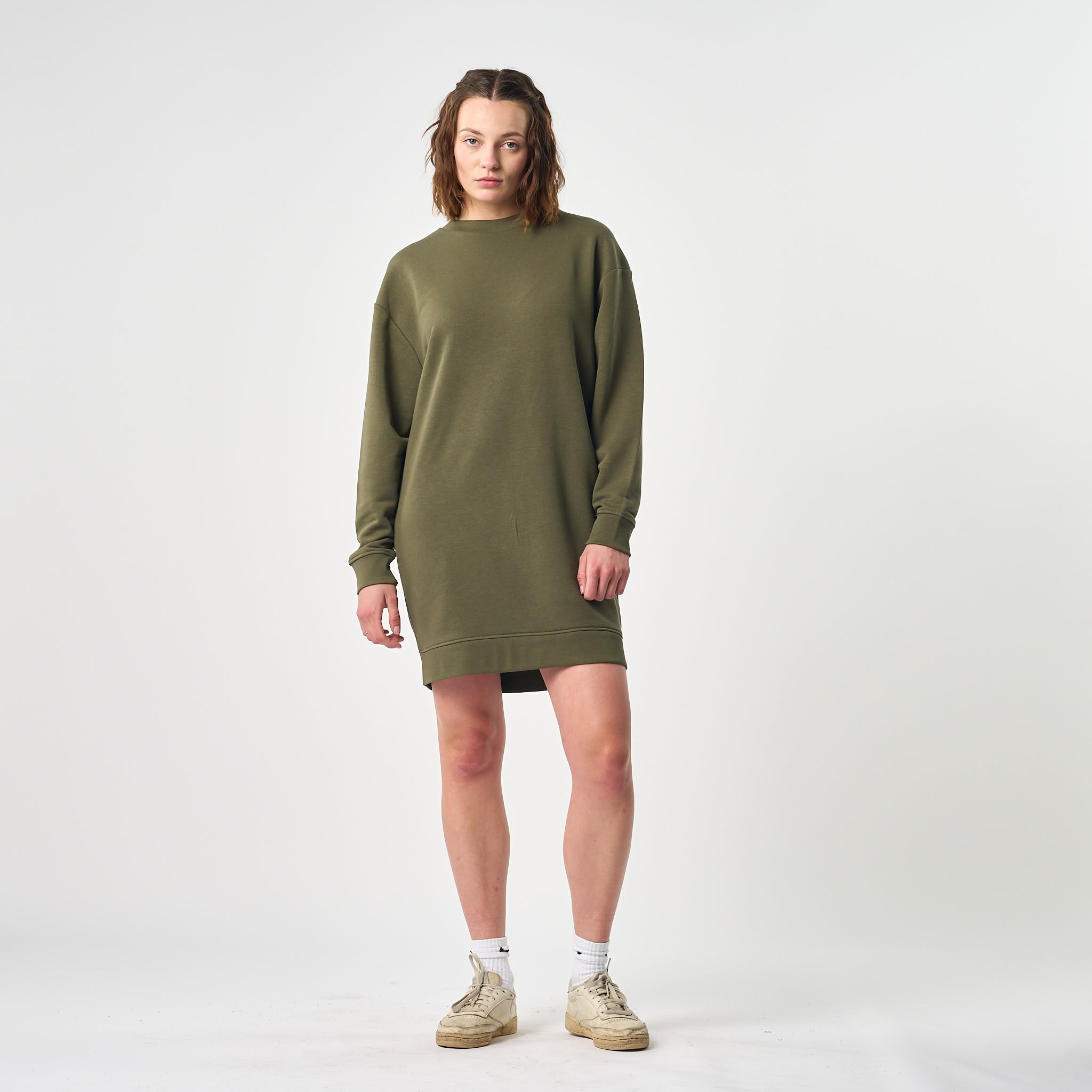 Omnitau Women's Omaha Organic Cotton Casual Fit Crew Neck Sweatshirt D Omnitau Women's Omaha Organic Cotton Casual Fit Crew Neck Sweatshirt D