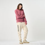Omnitau Women's Prime Organic Cotton Jogger Sweat Pants - Cream Natural