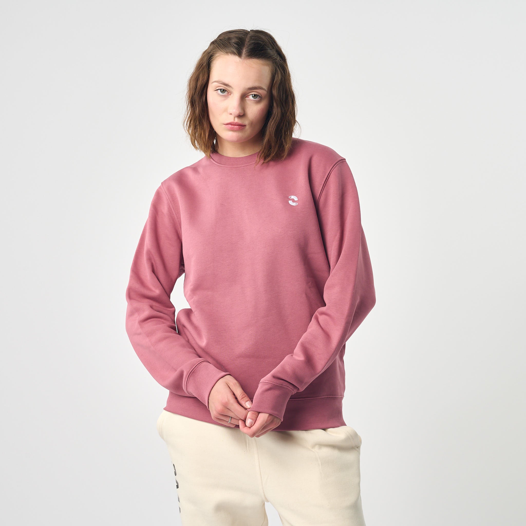 Champion crew best sale neck sweatshirt womens