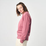 Omnitau Women's Prime Organic Cotton Crew Neck Sweatshirt - Red