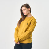 Omnitau Women's Prime Organic Cotton Crew Neck Sweatshirt -  Yellow