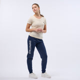 Omnitau Women's Prime Organic Cotton Jogger Sweat Pants - French Navy