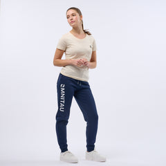 Omnitau Women's Prime Organic Cotton Jogger Sweat Pants - French Navy