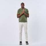 Omnitau Men's Henley Organic Cotton Chino Trousers - Cream