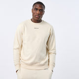 Omnitau Men's Ellyse Organic Cotton Medium Fit Sweatshirt - Cream