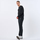 Omnitau Men's Tulsa Organic Cotton Casual Fit Jogger Sweat Pants - Black