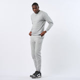 Omnitau Men's Tulsa Organic Cotton Casual Fit Jogger Sweat Pants - Heather Grey