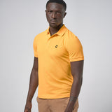 Omnitau Men's Pimlico Organic Cotton Short Sleeve Polo Shirt - Bright Yellow