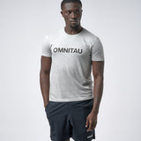 Omnitau Men's OmniX Organic Cotton Omni Crew Neck T-Shirt - Heather Grey