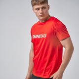 Omnitau Men's OmniX Organic Cotton Omni Crew Neck T-Shirt - Red