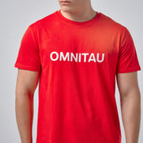 Omnitau Men's OmniX Organic Cotton Omni Crew Neck T-Shirt - Red