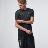 Omnitau Men's Endure Recycled Technical Gym T-Shirt - Black