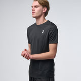 Omnitau Men's Endure Recycled Technical Gym T-Shirt - Black