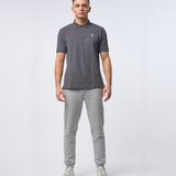 Omnitau Men's Classics Organic Cotton Jogger Sweat Pants - Heather Grey