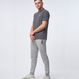 Omnitau Men's Classics Organic Cotton Jogger Sweat Pants - Heather Grey