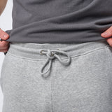Omnitau Men's Classics Organic Cotton Jogger Sweat Pants - Heather Grey