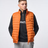 Omnitau Men's Hybrid Recycled Body Warmer Gilet - Orange