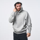 Omnitau Men's Oversized Organic Cotton Hoodie - Heather Grey