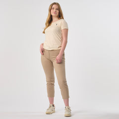 Omnitau Women's Classic Organic Cotton Chino Trousers - Sand