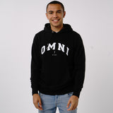 Omnitau Men's Prepster Organic Cotton Hoodie - Black