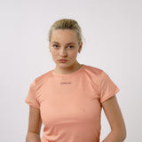 Omnitau Women's Inspire Performance Crew Neck Short Sleeve T-Shirt - Peach