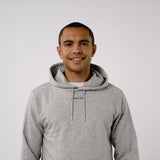 Omnitau Men's Presence Organic Cotton Medium Fit Hoodie - Heather Grey