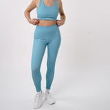 Omnitau Women's Inspire Performance High Waisted 27 Inch Leggings - Teal Blue