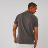 Omnitau Men's Hybrid Organic Cotton Polo Shirt - Anthracite Grey