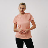 Omnitau Women's Inspire Performance Crew Neck Short Sleeve T-Shirt - Apricot Orange