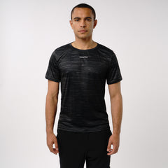 Omnitau Men's PriTech Phi Breathable Running T-Shirt - Black