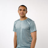 Omnitau Men's PriTech Phi Breathable Running T-Shirt - Kanga Green