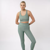 Omnitau Women's Astoria 27 Inch Gym Leggings With Pocket - Matcha Green