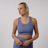 Omnitau Women's Astoria Racerback Gym Sports Bra - Maeve Blue