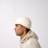 Omnitau Unisex Battersea Vintage Cotton Baseball Cap - Cream