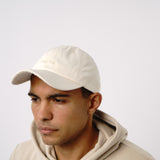 Omnitau Unisex Battersea Vintage Cotton Baseball Cap - Cream