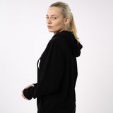 Omnitau Women's Prepster Organic Cotton Hoodie - Black