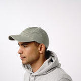 Omnitau Unisex Battersea Vintage Cotton Baseball Cap - Washed Khaki