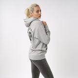 Omnitau Women's Run Club Slim Fit Hoodie - Heather Grey