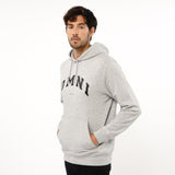 Omnitau Men's Prepster Organic Cotton Hoodie - Heather Grey