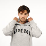 Omnitau Men's Prepster Organic Cotton Hoodie - Heather Grey