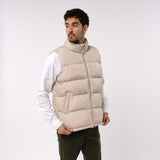 Omnitau Men's Calgary Super Padded Ultra Warm Gilet - Cream