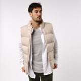 Omnitau Men's Calgary Super Padded Ultra Warm Gilet - Cream