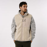 Omnitau Men's Burford Soft Feel Fleece Gilet - Cream